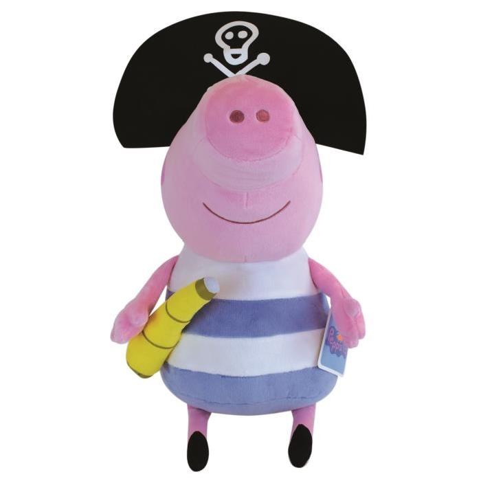 PEPPA PIG Peluche Georges Pirate - 50 cm