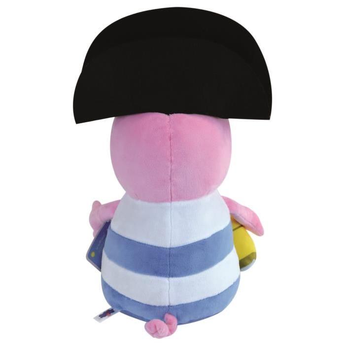 PEPPA PIG Peluche Georges Pirate - 50 cm