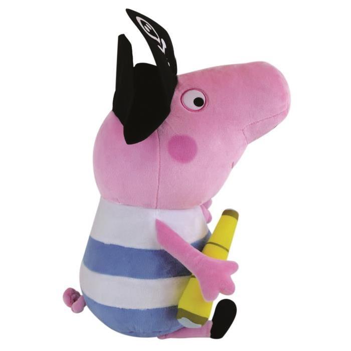 PEPPA PIG Peluche Georges Pirate - 50 cm