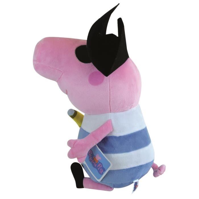 PEPPA PIG Peluche Georges Pirate - 50 cm