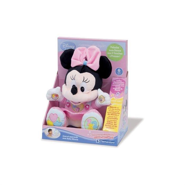 MINNIE Peluche Joue et Apprends Clementoni