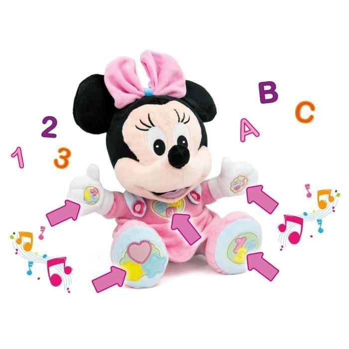 MINNIE Peluche Joue et Apprends Clementoni