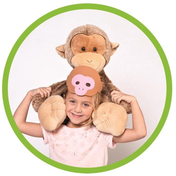 FAMOSA SOFTIES Peluche singe 54cm