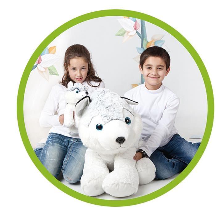 FAMOSA SOFTIES Peluche husky 62cm