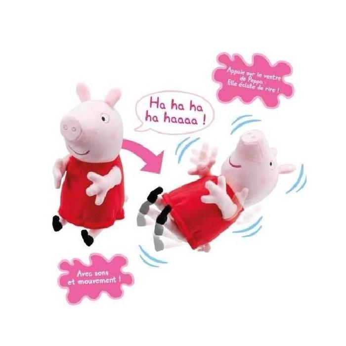 PEPPA PIG Peluche Eclate de Rire