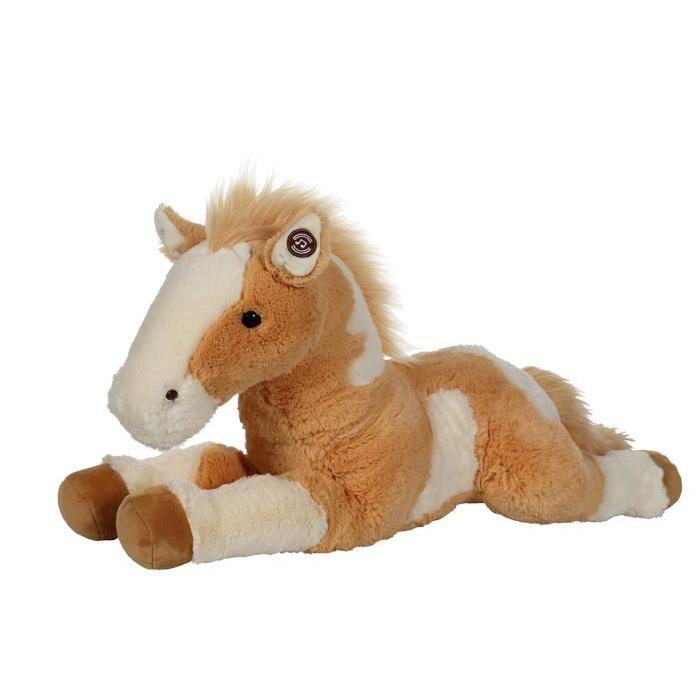 GIPSY Cheval Allongé Sonore 60 cm - Miel et Creme