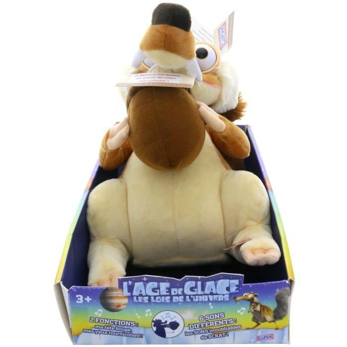 GIPSY Peluche animée Scrat l'âge des glaces - 30cm