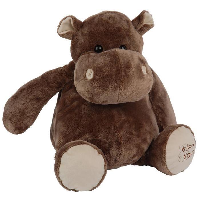 HISTOIRE D'OURS Hippo Assis Petit Modele 14 cm