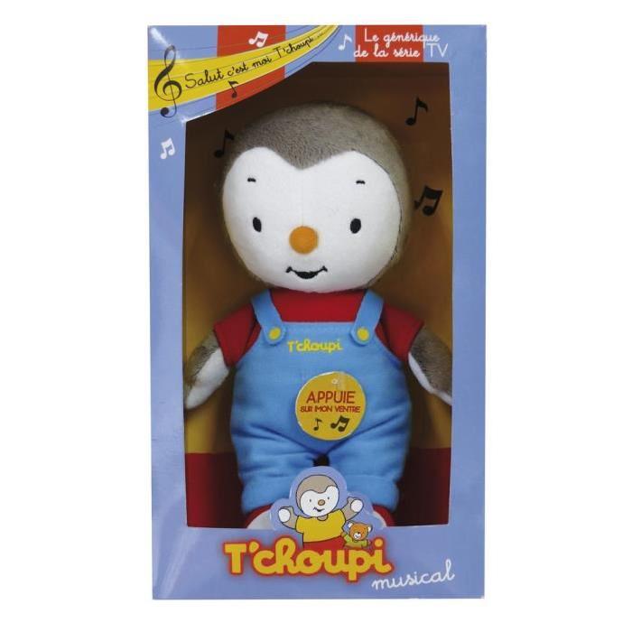 T'CHOUPI Peluche Musicale 20 cm