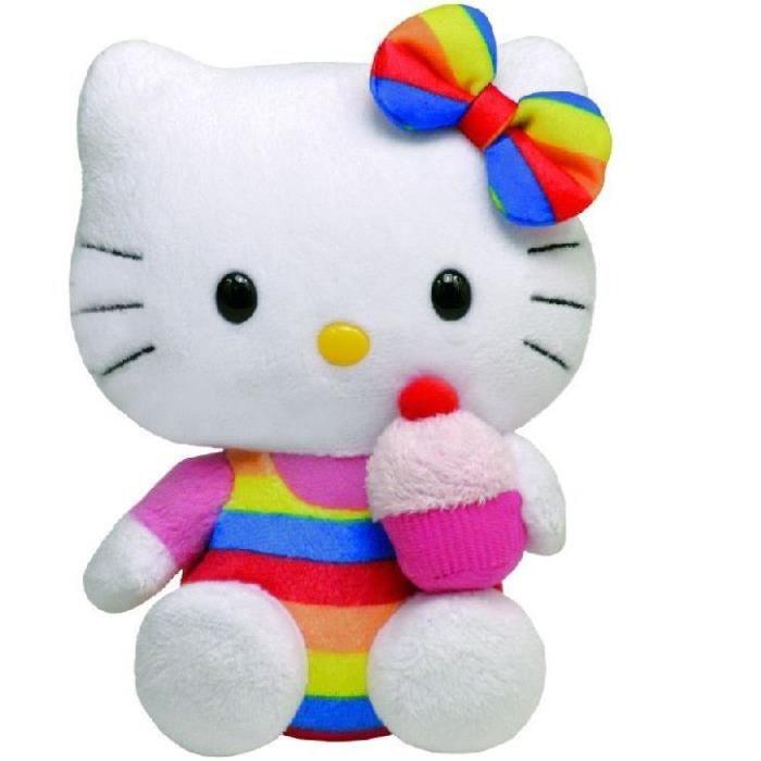 TY - HELLO KITTY Peluche Cupcake - 15 cm