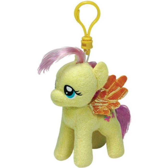 TY - MON PETIT PONEY Peluche Porte Clé Fluttershy - 11 cm