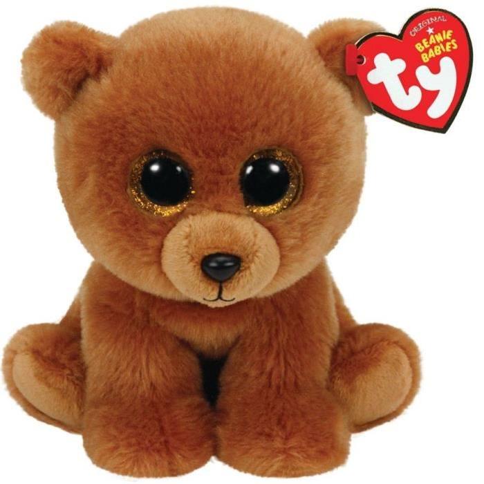 TY Peluche Brownie l'Ours - 9 cm