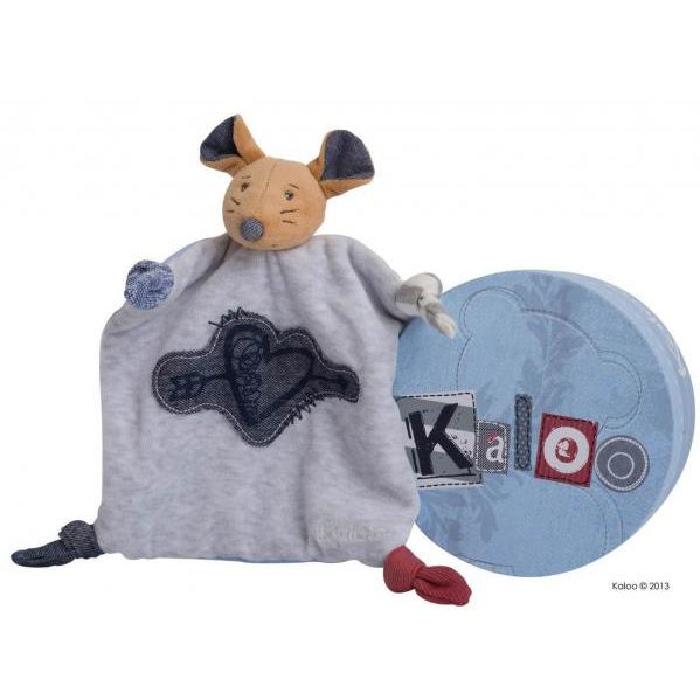 KALOO Doudou Souris Coeur Tendre