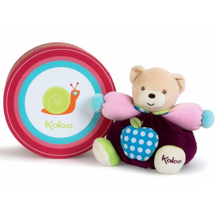 KALOO Peluche P'tit Ourson Pomme