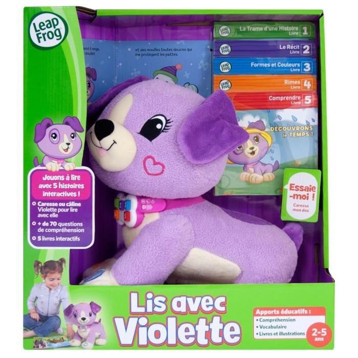 LEAPFROG Peluche Interactive Lis avec Violette