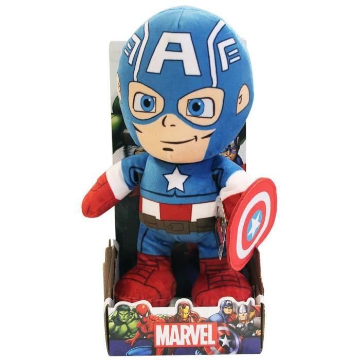 MARVEL  Captain America Peluche - 30 cm