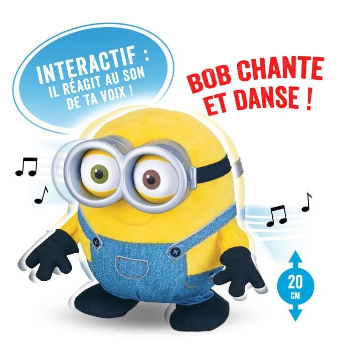 LES MINIONS Peluche Sing'n'Dance Bob 20cm