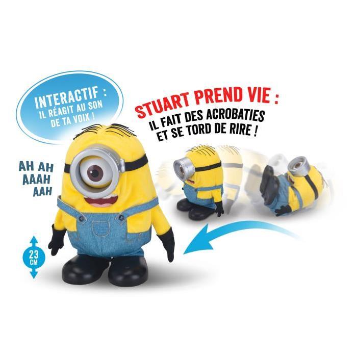 LES MINIONS Peluche Acrobatique Stuart 23 cm