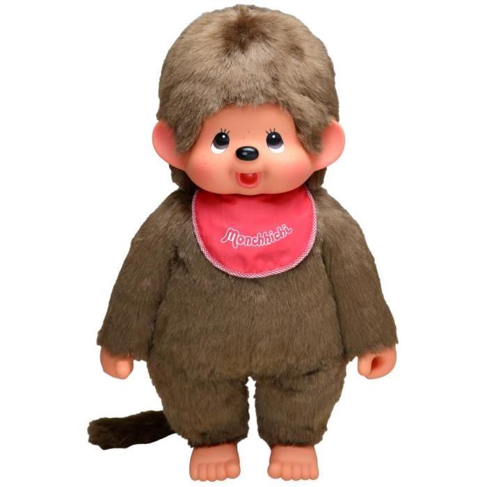 MONCHHICHI Kiki Garcon Bavoir Rouge 80 Cm