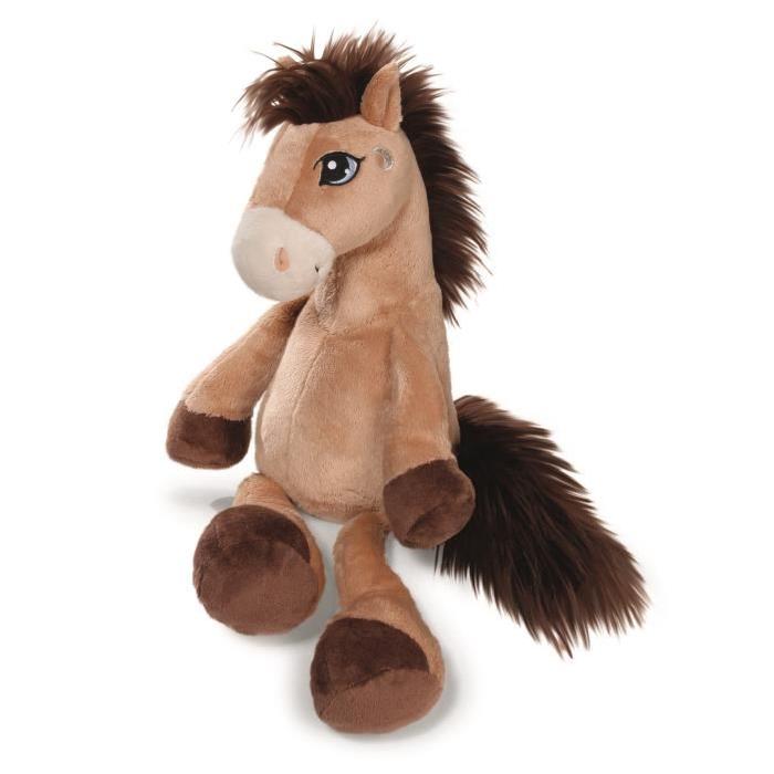 NICI Peluche Cheval Moon Marron35cm