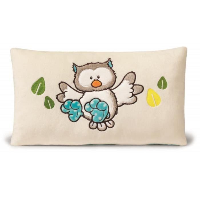 NEOTILUS Coussin Peluche Chouette 43x25cm