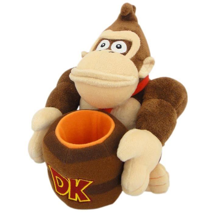 Peluche Donkey Kong W/Barrel 23cm