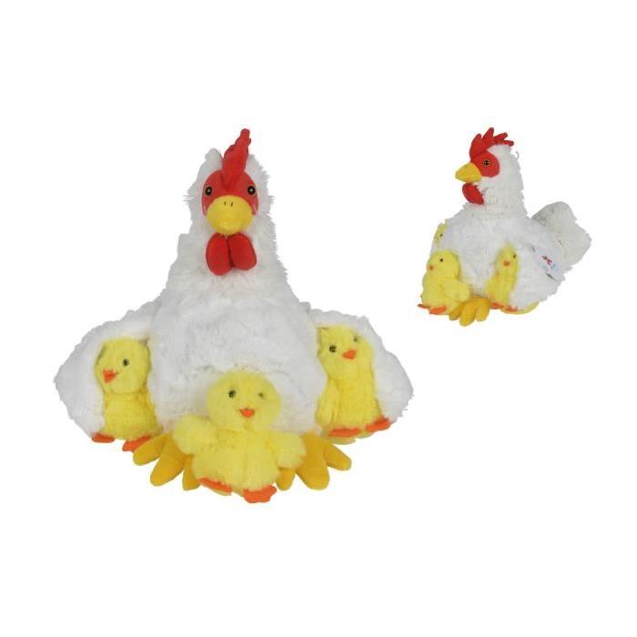 SIMBA TOY Peluche Poule Avec Poussins