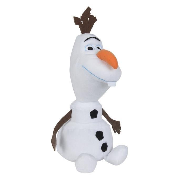 LA REINE DES NEIGES Peluche Olaf qui brille dans le noir 25 cm - Disney