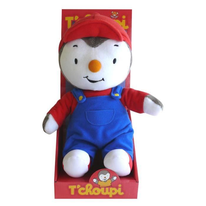 T'CHOUPI Peluche 30 cm avec Casquette