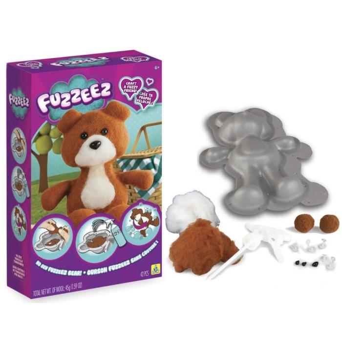 FUZZEEZ Peluche a Fabriquer - Ours