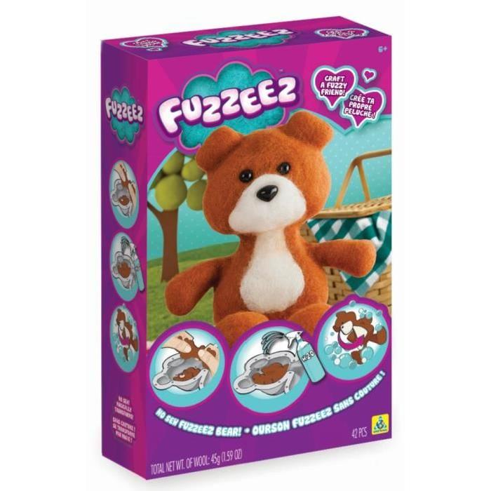 FUZZEEZ Peluche a Fabriquer - Ours