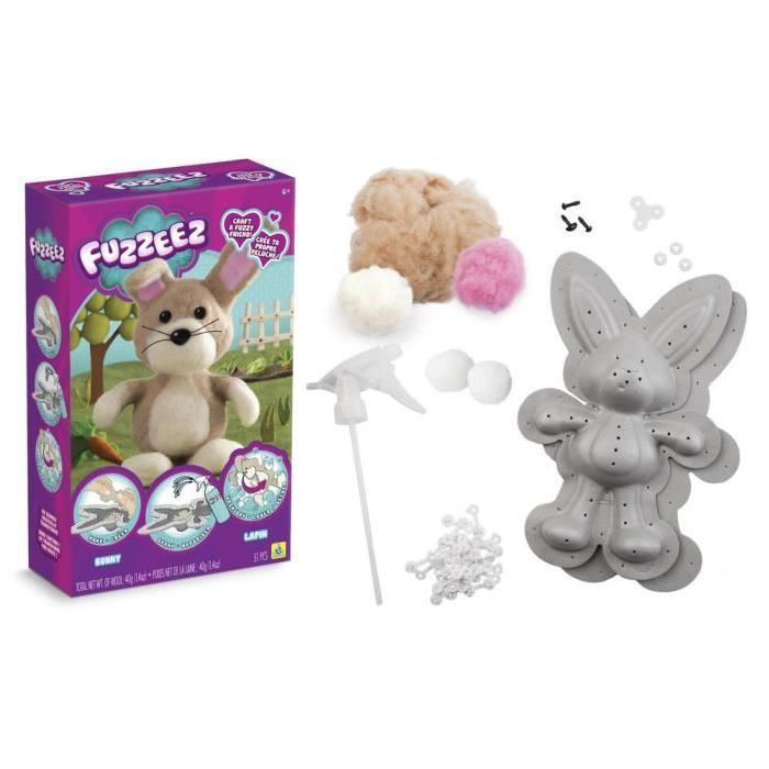 FUZZEEZ Peluche a Fabriquer - Lapin