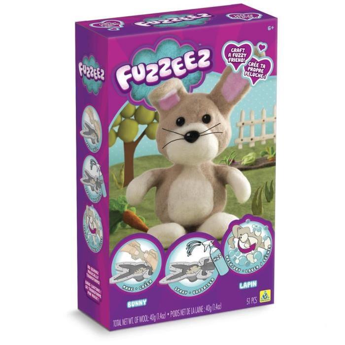 FUZZEEZ Peluche a Fabriquer - Lapin