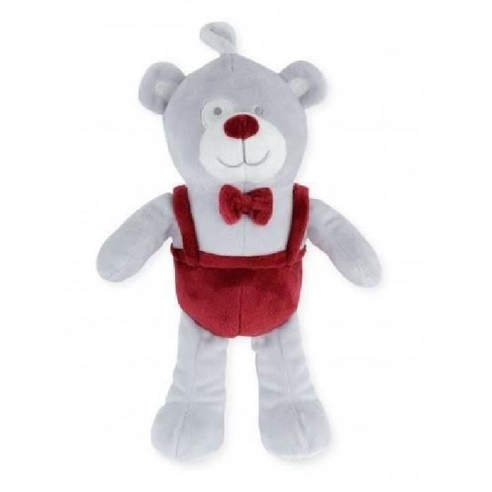 TROIS KILOS SEPT Peluche musicale ours - Praline et Caramel