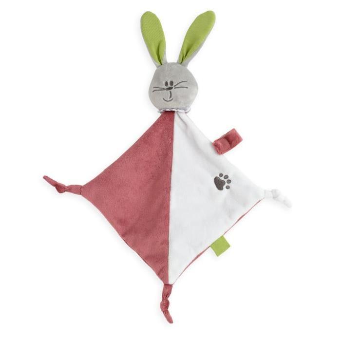 TROIS KILOS SEPT Petit doudou lapin - Accroch'coeur