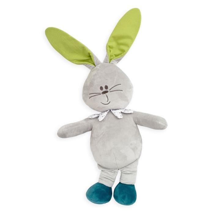 TROIS KILOS SEPT Peluche Lapin 75 cm - Accroch'coeur et Lapindien