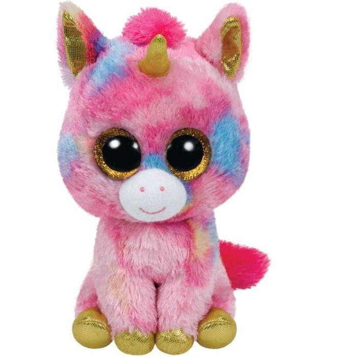 TY Peluche Fantasia la Licorne - 16 cm