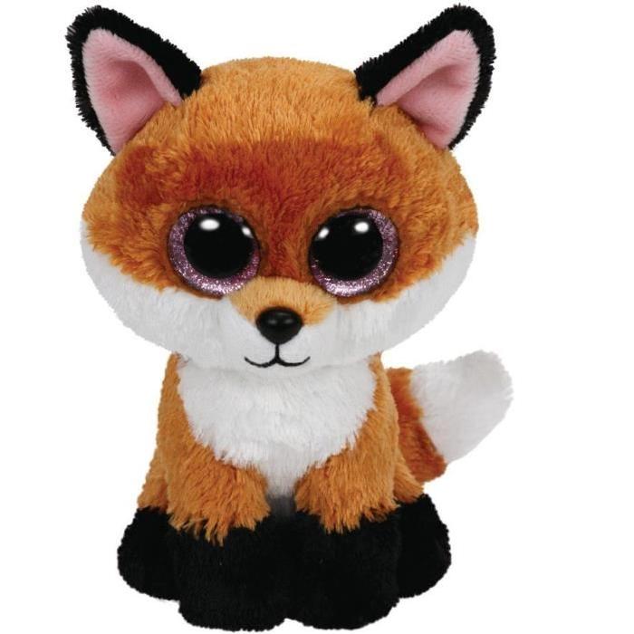 TY Peluche Slick le Renard - 17 cm