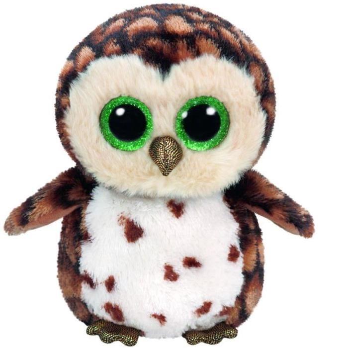 TY Peluche Sammy le Hibou - 15 cm