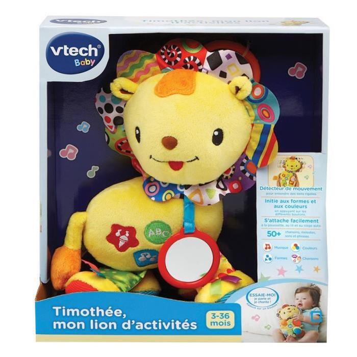 VTECH Timothee, Mon Lion D'Activites Peluche interactive