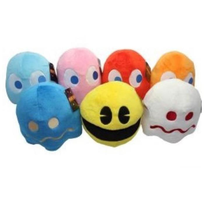 Peluche Pac Man 15cm Modele Aléatoire