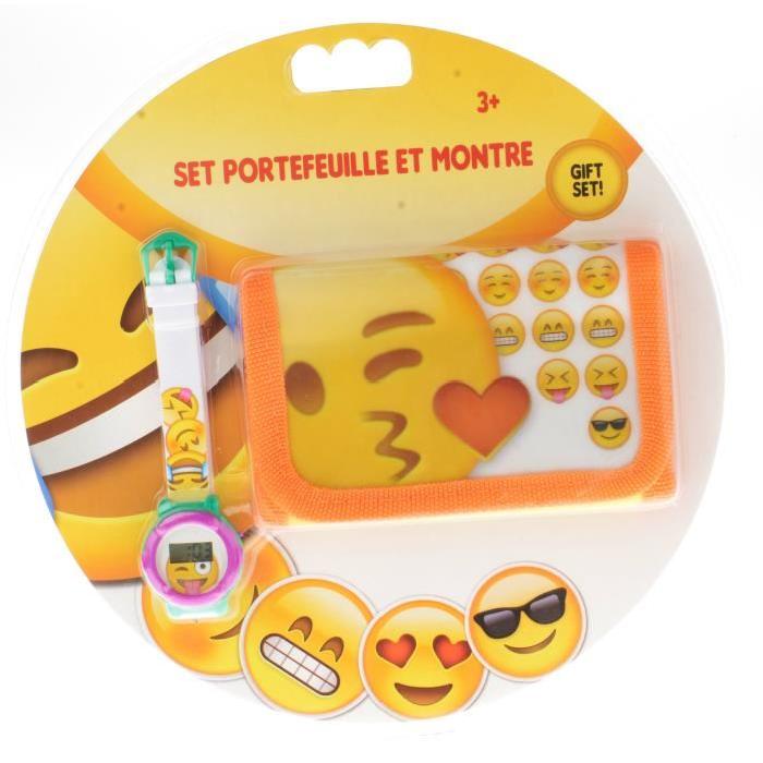 COMICS Montre + Portefeuille Smiley