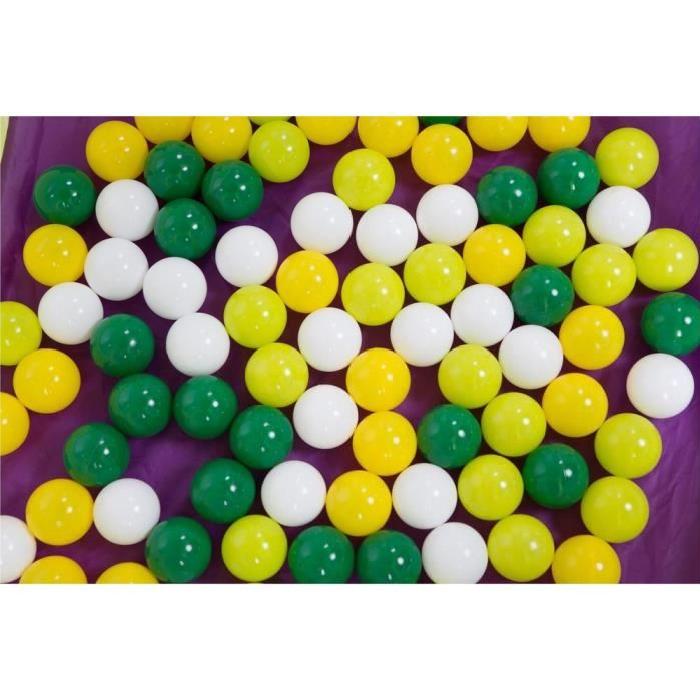 LUDI Aire de jeu cube a balles Papillons + 85 balles offertes