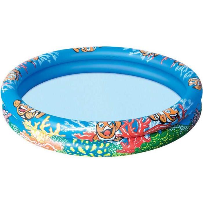 BESTWAY Piscine gonflable océan life - 122 cm x 20 cm