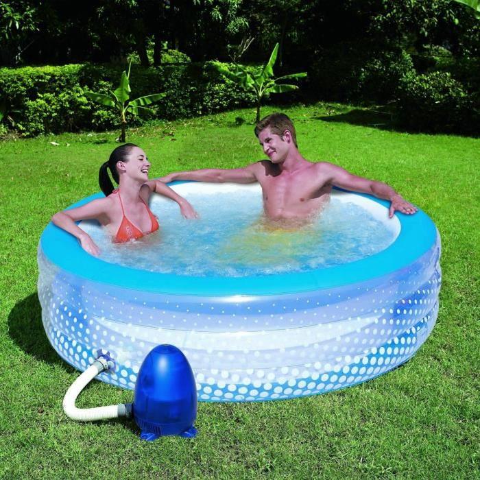 BESTWAY Spa a Bulles 95cm X 195cm X 53 cm