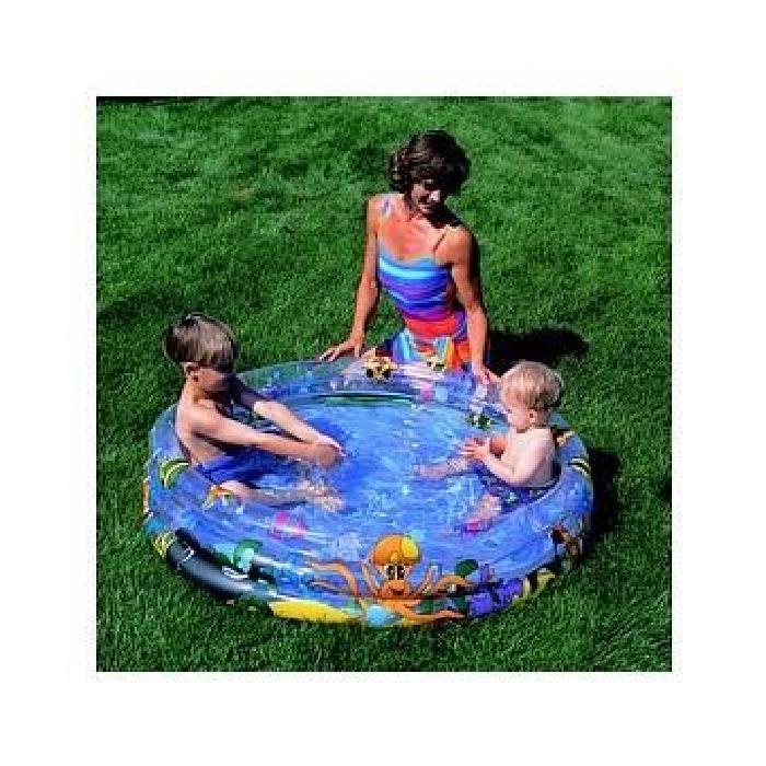 BESTWAY Piscine gonflable océan life - 122 cm x 25 cm