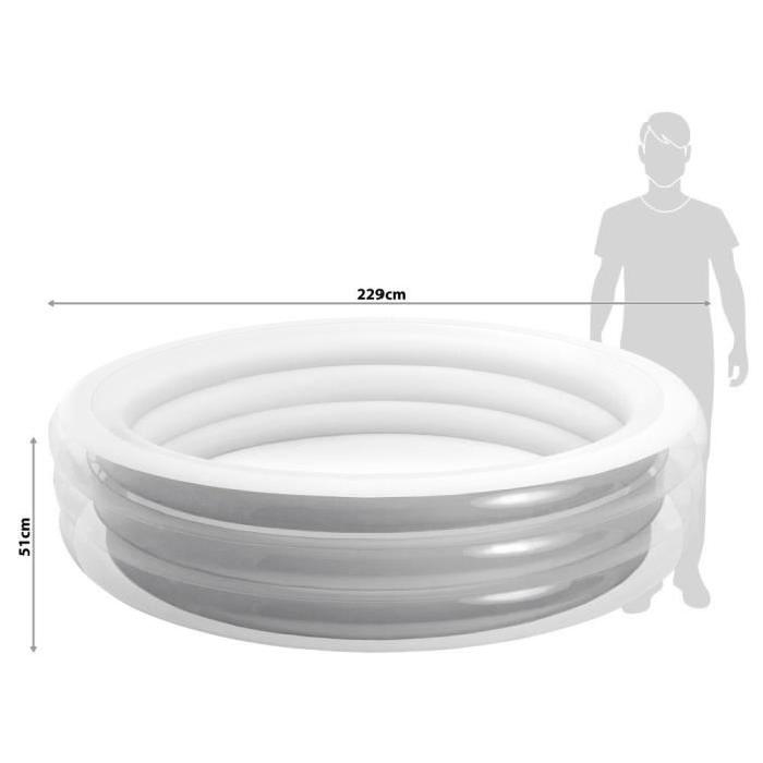 INTEX Piscine gonflable Ronde Quartz 32 cm