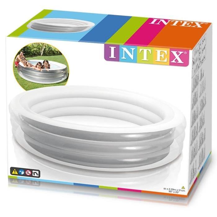 INTEX Piscine gonflable Ronde Quartz 32 cm