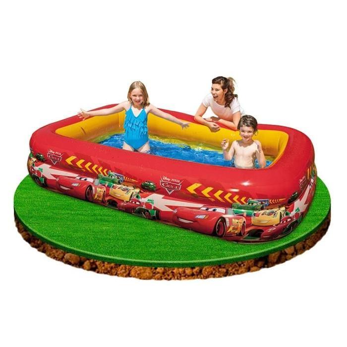 CARS Piscine gonflable enfant rectangulaire