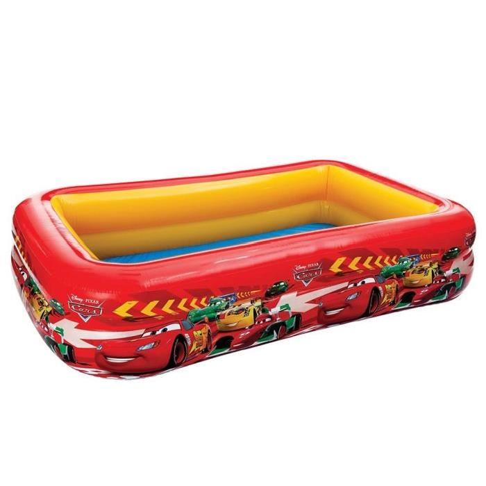 CARS Piscine gonflable enfant rectangulaire